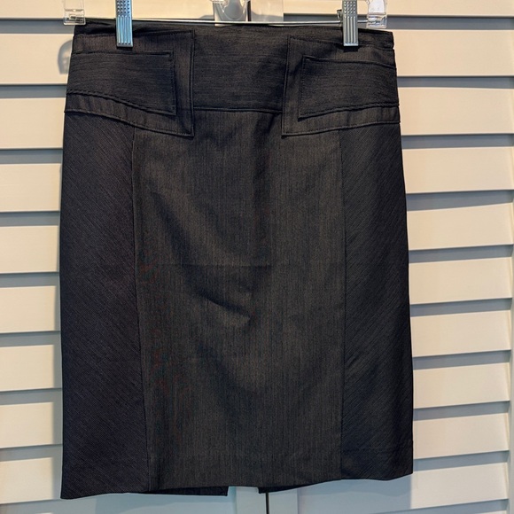 Express Dresses & Skirts - Express Design Studio NWOT Navy Midi Skirt